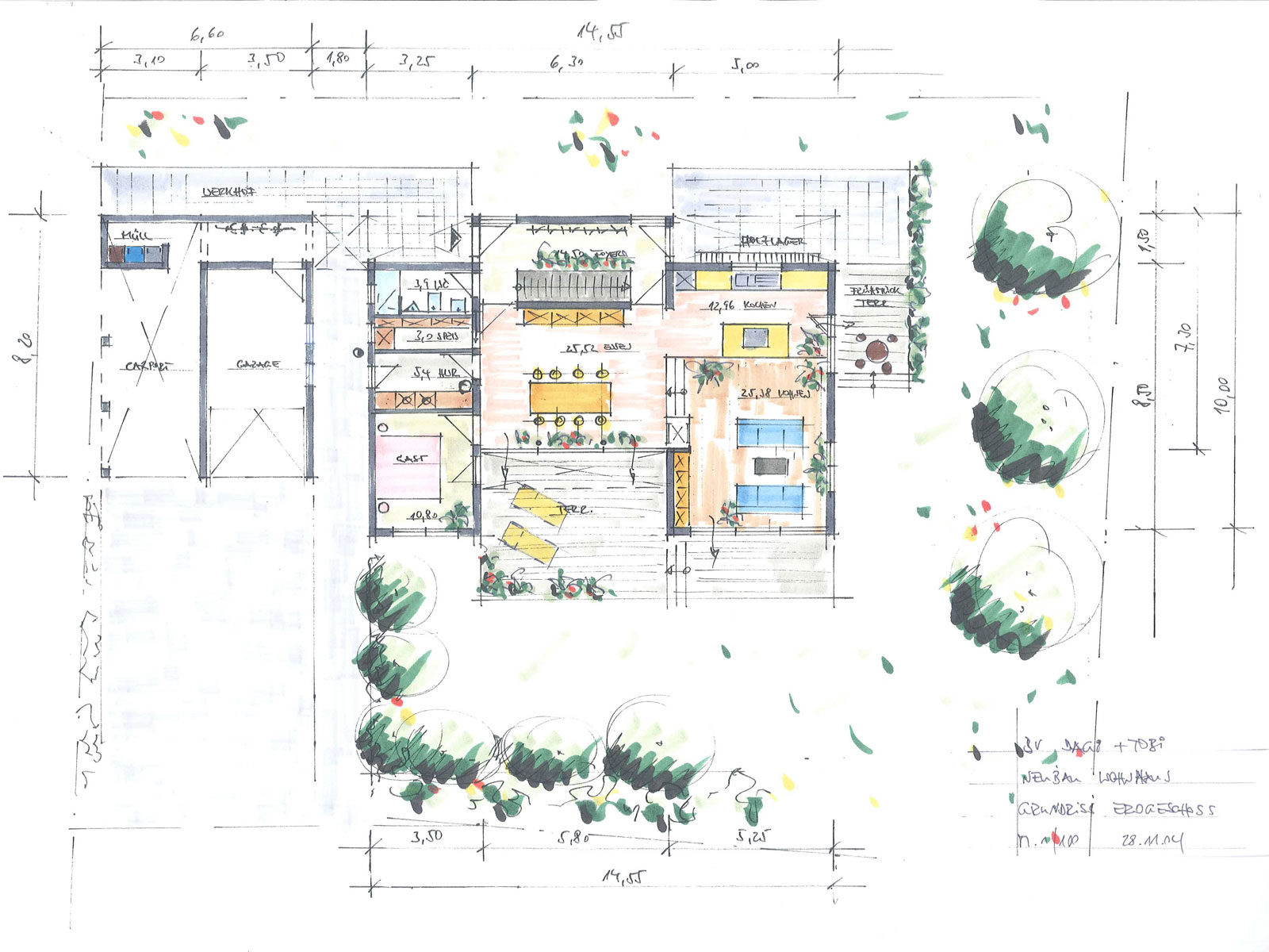Abbildung Entwurf Einfamilienhaus Dehner Bisingen